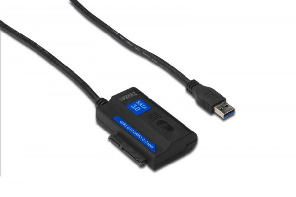 DIGITUS HDD-Adapterkabel USB3.0 -> SATA3 + Strom 1.2m