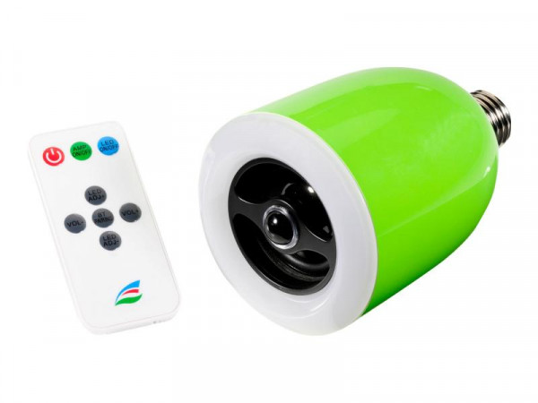 Aktivbox ultron boomer light grün Bluetooth mit LED LampeE27