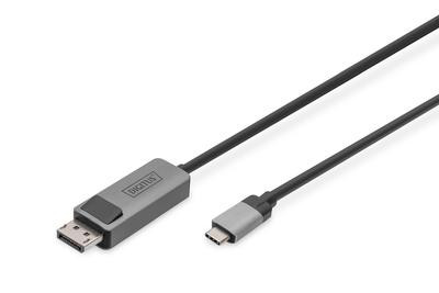 DIGITUS Adapter USB3.0/C -> DP 8K 1m schwarz