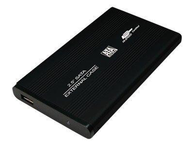 LogiLink Geh. 6.3cm (2,5") USB 2.0/SATA Black ALU o. NT