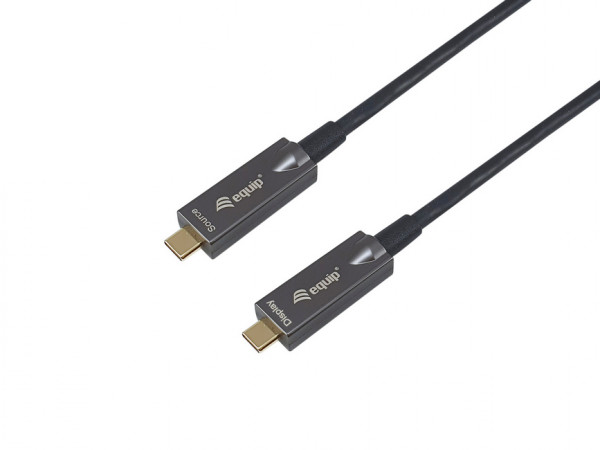Equip Kabel USB-C3.2->C AOC PD60W 8K St/St 10.00m schwarz
