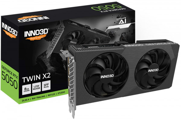 Inno3D RTX5050 Twin X2 8GB GDDR6 HDMI 3xDP
