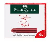 FABER-CASTELL Tintenpatronen Standard 6x rot