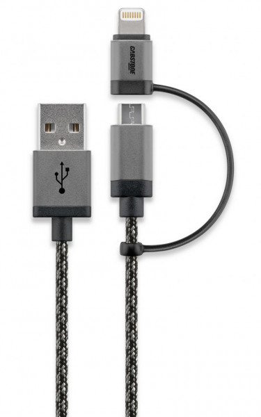 Kabel 2in1 Sync/Ladekabel Lighting & Micro-USB 1m