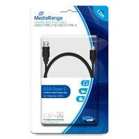 MediaRange Lade- & Datenkabel USB 3.0 auf USB Type-C 1.2m sc