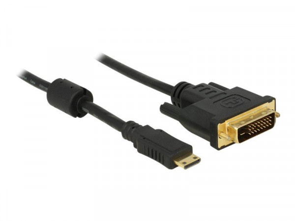 HDMI Kabel Delock Mini C -> DVI(24+1) St/St 2.00m