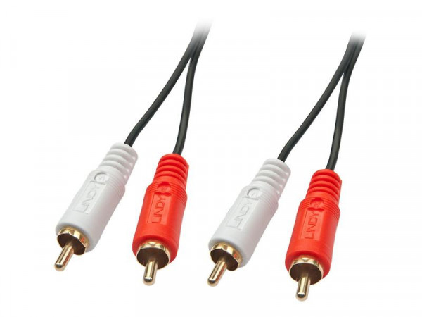Lindy Audiokabel Stereo 2xRCA/2xRCA M/M 10m