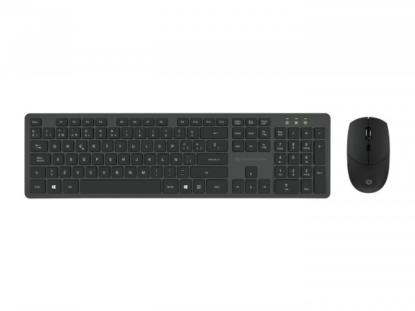 CONCEPTRONIC Wireless Keyboard+Mouse,nano,Layout spanisch sw