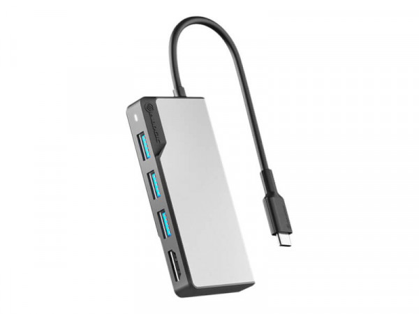 Alogic USB-C HUB 5 in 1 HDMI & USB space grau