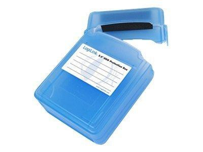 LogiLink HDD Schutz-Box für 2x 6.3cm (2,5") blau wasseres