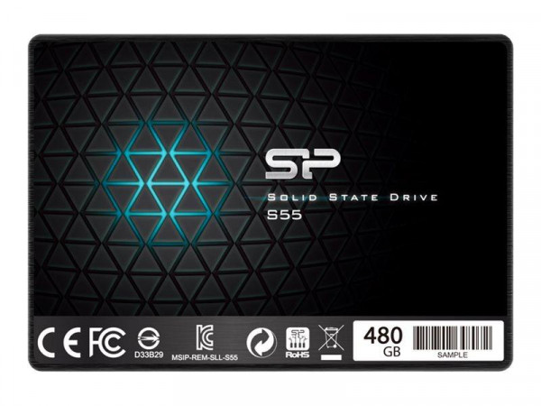 Silicon Power Slim S55 - 480 GB SSD - intern - 2.5" (6.4 cm)