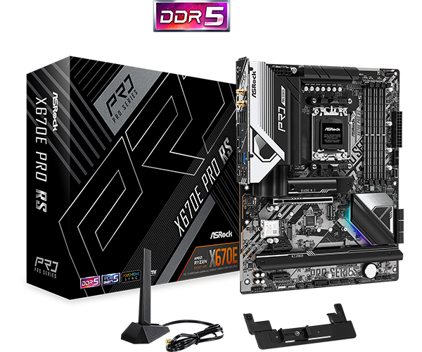 Mainboard ASRock X670E Pro RS AM5 ATX HDMI/DP