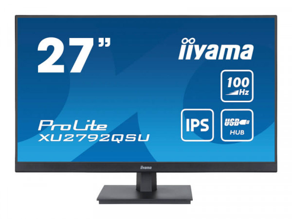 IIYAMA 68.5cm (27") XU2792QSU-B6 16:9 HDMI+DP+4xUSB IPS