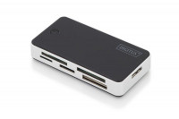 DIGITUS Card Reader gängige Karten,USB3.0, schwarz-silber DIGITUS Card Reader gängige Karten,USB3.0, schwarz-silber