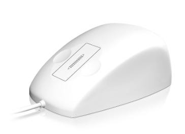 Maus Keysonic KSM-5030M-W USB white/wasserdicht aus Silikon