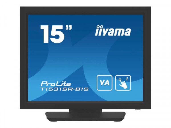 IIYAMA 38.0cm (15") T1531SR-B1S 4:3 Touch HDMI+DP VA