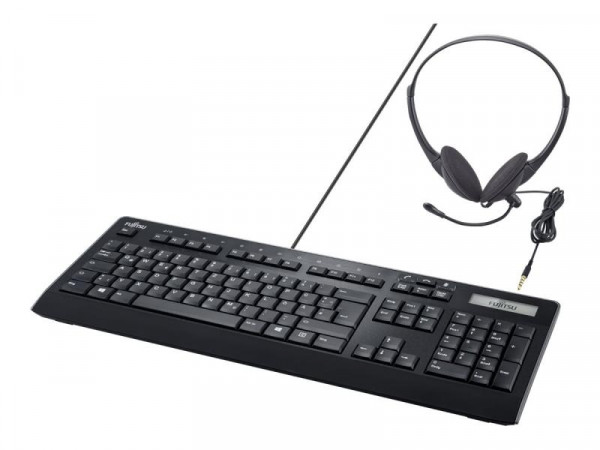Tastatur Fujitsu Keyboard KB950 Phone DE incl Headset