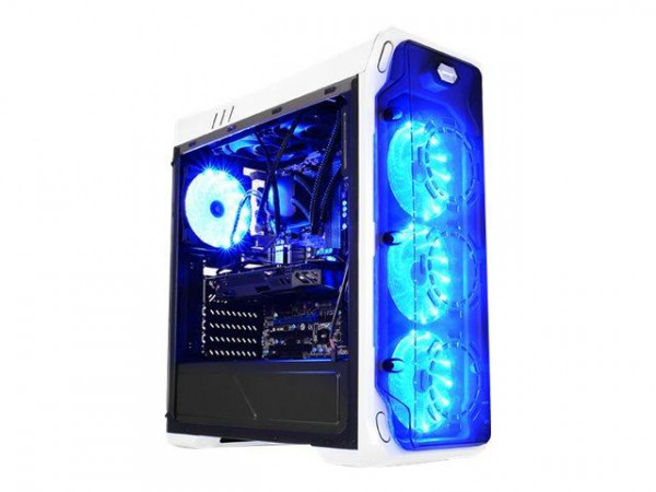 Gehäuse LC-Power Midi Gaming 988W o.N.(Wh/blue-LED)2xUSB3/1x2