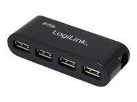 LogiLink USB 2.0 Hub 4-Port - Hub - 4 x USB 2.0