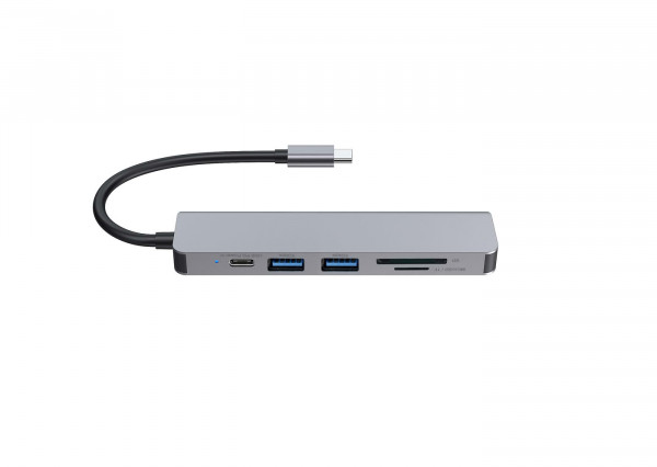 CONCEPTRONIC Dock USB-C->HDMI,2xUSB-A,SD,100WPD,HDMI,SD,TF