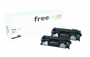 Toner HP 05X black CE505XD HY Doppelpack comp. Freecolor