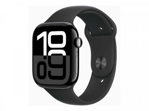 Apple Watch 10 46mm Jet Black Alu (Black Sport Band) M/L