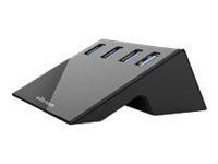 USB-HUB 4-Port 3.0 extern ultron UHN3-420schwarz, aktiv