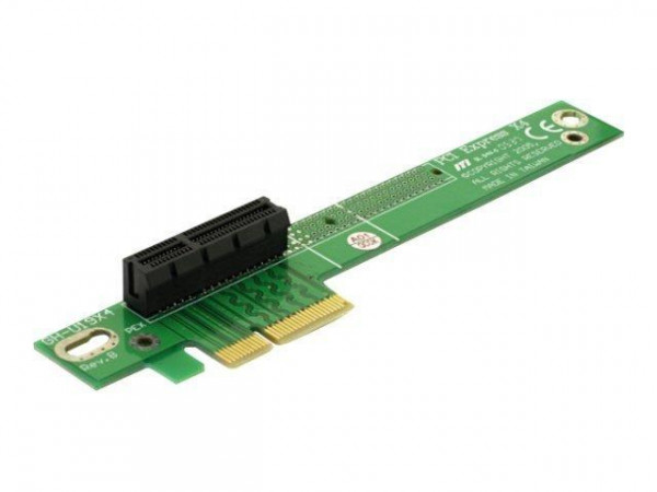 Riser Card Delock PCIe x4 -> x4 90° Winkel