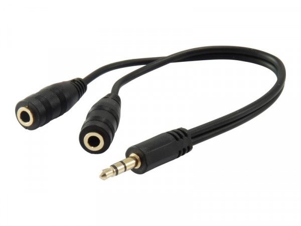 Equip Audio Splitter Y-Kabel 2x female -> male