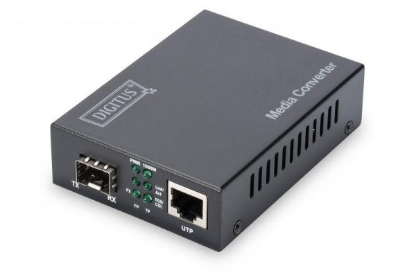 DIGITUS Medienkonverter Gigabit Ethernet RJ45/SFP