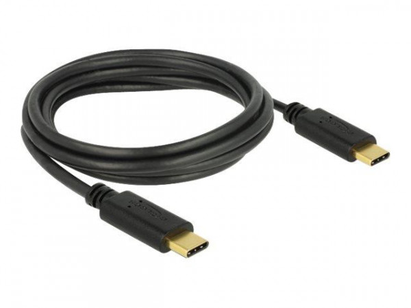 Delock Kabel USB C > C E-Marker 5A 2.0m schwarz