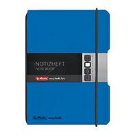 Herlitz Notizheft my.book flex A6 PP 40Bl. kariert blau