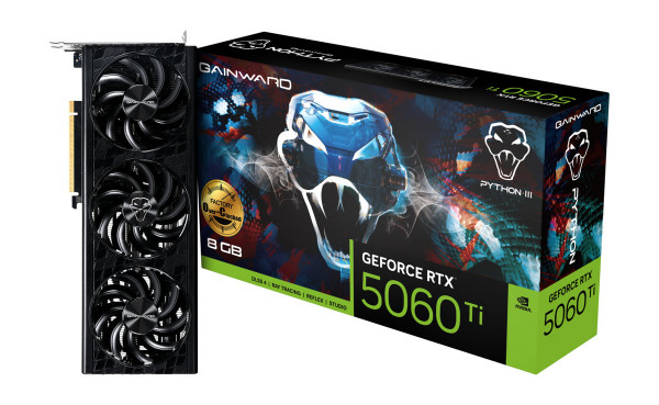Gainward RTX5060Ti Python III OC 8GB GDDR7