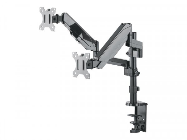 Manhattan Monitorhalterung mit Gasdruckfeder für 2x17-32" 