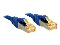 Lindy Patchkabel Cat6A S/FTP LSOH Cat7 Rohkabel blau 15m