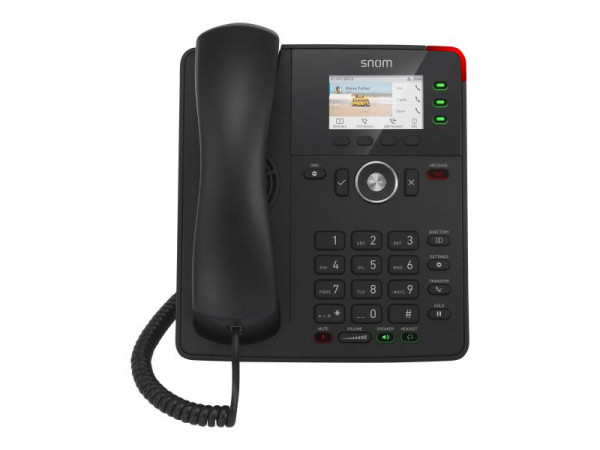 Snom Telefon D717 schwarz ohne Netzteil