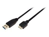 LogiLink USB Kabel A -> micro B St/St 0.60m schwarz