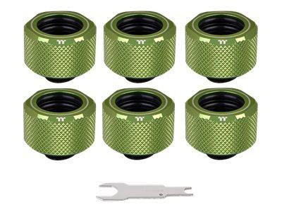 Pacific C-Pro G1/4 PETG 16mm OD 6 Pack - Green