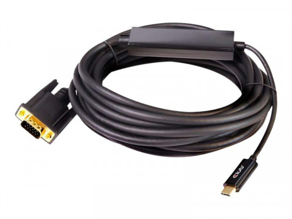 Club3D Kabel USB 3.1 Typ C > VGA 5m aktiv St/St
