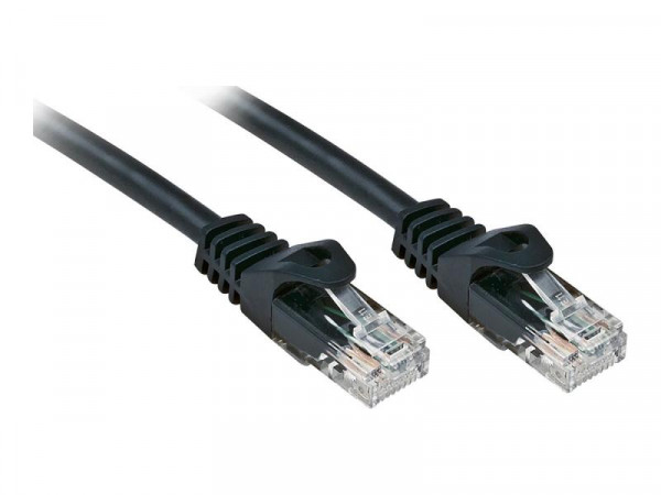 Lindy Patchkabel Cat6 U/UTP Basic schwarz 5.00m