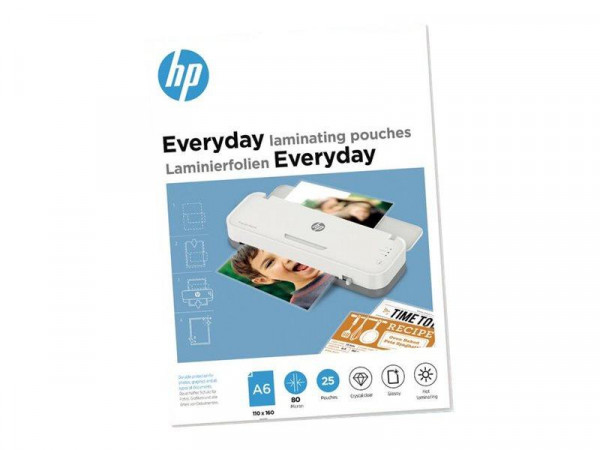 HP Laminierfolien Everyday A6 80 Micron 25x