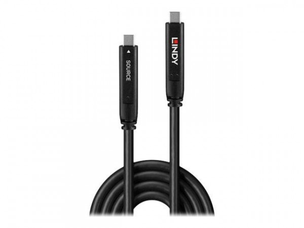 Lindy 10m USB 3.2 Gen 1 & DP 1.4 Typ C Hybrid Cable