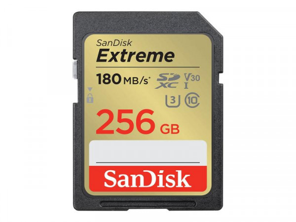 SD Extreme UHS-I Card 256GB SanDisk SDXC