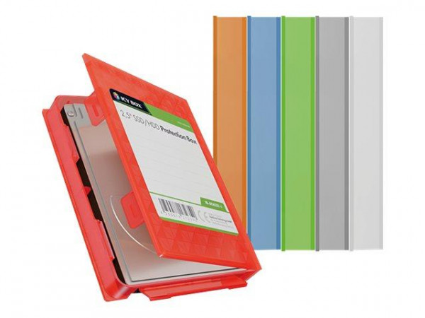 Schutzgehäuse IcyBox Schutzbox 6xFestpl.für 2,5"HDD/SSD