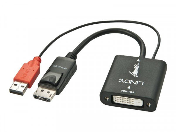 Lindy Konverter DVI-D auf DisplayPort unidirektional