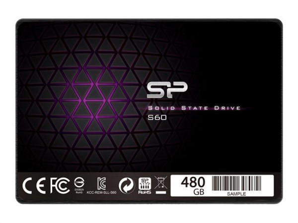 Silicon Power Slim S60 - 480 GB SSD - intern - 2,5" (6.4 cm)