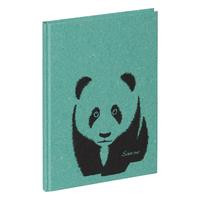 PAGNA Notizbuch A5 Save me 128S. dotted lines, Panda