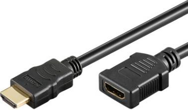 HDMI-Kabel Eth. A-St/Mini-C-St, 1,5m, schwarz, Bulk