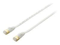 Equip Patchkabel Cat6A S/FTP 2xRJ45 1.0m rot flach