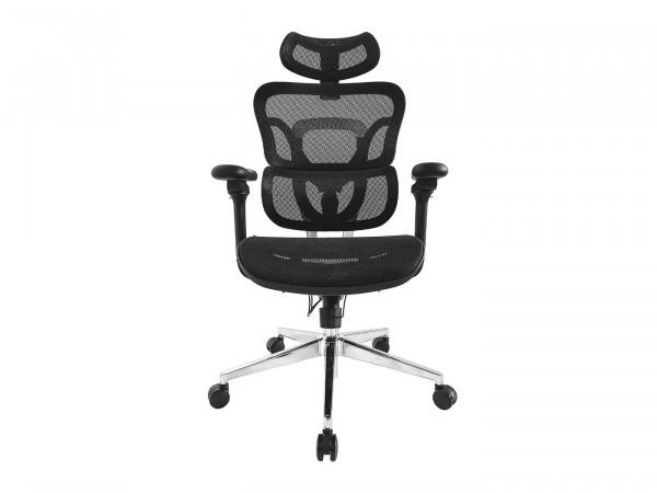 Equip Ergonomischer Bürostuhl mit Kopf und Armstützen sw